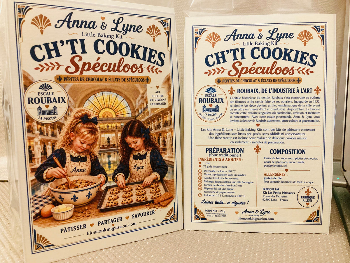 🏛️ Ch’ti Cookies Spéculoos – Édition Art déco Roubaix | Anna & Lyne