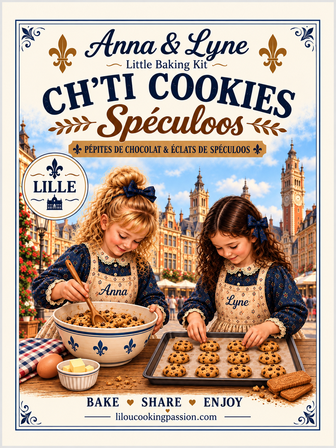 ⚜️ Ch’ti Cookies Spéculoos – Édition  Lille | Anna & Lyne