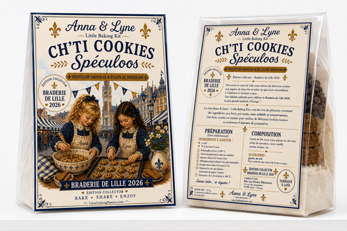 Coffret Tote Bag + Kit Ch’ti Cookies Speculoos Collector Braderie de Lille 2026 | Anna & Lyne